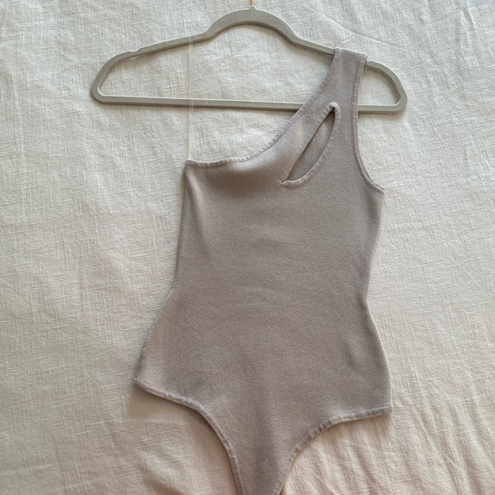 One Shoulder Cut Out Bodysuit
